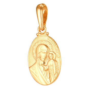 Казанская золотая икона Божией Матери