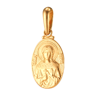 Иконка из золота "Святая Мученица Вера"