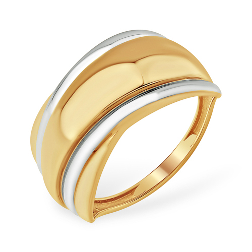Широкое кольцо из золота