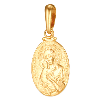 Владимирская золотая икона Божией Матери