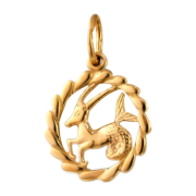 Подвеска знак зодиака "козерог" из золота