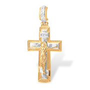 Крупный православный золотой крест
